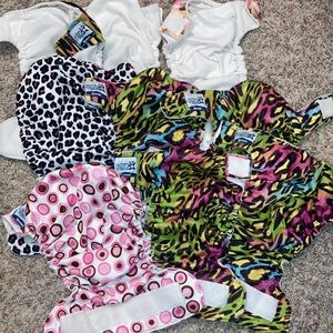 Bundle of Soft Bum Omni Velcro Cloth Diapers